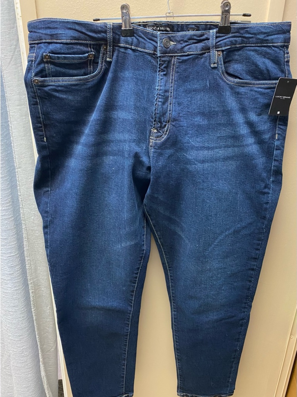 Lucky Brand Men's Slim Straight Indigo Blue Jeans